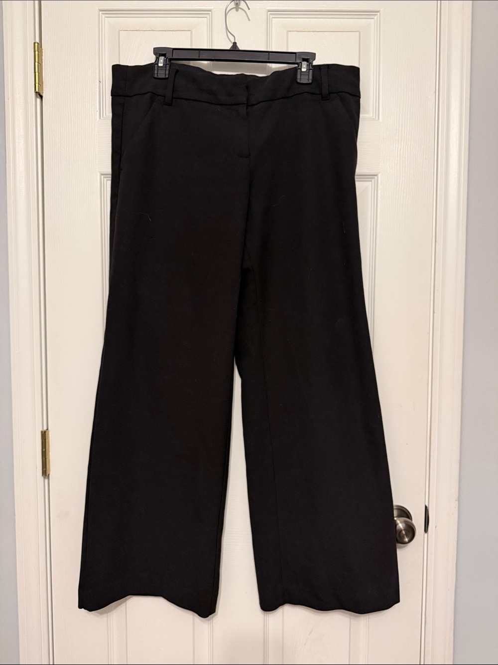 LOFT Black Wide-Leg Dress Pants for Women